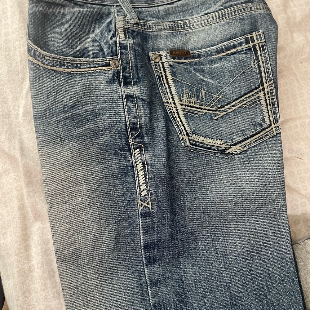 Ariat men’s jean dry cleaned
